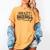 Crazy Baseball Lady Baseball Mom Sporty Humor Women's Comfort Colors T-Shirt Mustard Crazy Baseball Lady Baseball Mom Sporty Humor Women's Comfort Colors T-Shirt Mustard