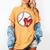 Custom Baseball Mom Number 10 Heart For Mom Mommy Women's Comfort Colors T-Shirt Mustard Custom Baseball Mom Number 10 Heart For Mom Mommy Women's Comfort Colors T-Shirt Mustard
