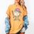 Cute Baseball Ice Cream Drip For Girls & Boys 2 Sides Women's Comfort Colors T-Shirt Mustard