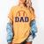 Dad Of Rookie 1st Birthday Baseball Boy Family Matching Women's Comfort Colors T-Shirt Mustard