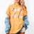 Distressed Baseball Number 32 Jersey Uniform Player Fan Women's Comfort Colors T-Shirt Mustard Distressed Baseball Number 32 Jersey Uniform Player Fan Women's Comfort Colors T-Shirt Mustard