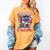 Dominican Puerto Rican Pride Baseball Flag Unity Women's Comfort Colors T-Shirt Mustard Dominican Puerto Rican Pride Baseball Flag Unity Women's Comfort Colors T-Shirt Mustard