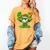 Drip Baseball Irish Shamrock St Patricks Men Boy Kid Women's Comfort Colors T-Shirt Mustard Drip Baseball Irish Shamrock St Patricks Men Boy Kid Women's Comfort Colors T-Shirt Mustard