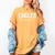 Eagles Baseball Inspired Women's Comfort Colors T-Shirt Mustard