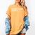 Everything Hurts Baseball Blue Women's Comfort Colors T-Shirt Mustard Everything Hurts Baseball Blue Women's Comfort Colors T-Shirt Mustard