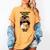 My Favorite Ballers Call Me Mom Basketball Mom Baseball Mom Women's Comfort Colors T-Shirt Mustard