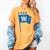 Fly The W Chicago Baseball Winning Flag Distressed Premium Tri-Blend Women's Comfort Colors T-Shirt Mustard Fly The W Chicago Baseball Winning Flag Distressed Premium Tri-Blend Women's Comfort Colors T-Shirt Mustard