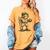 Frog Basketbal Men Women Grumpy Frog Playing Baseball Women's Comfort Colors T-Shirt Mustard