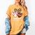 Game Day Vibes Football Baseball Mom Heart Women's Comfort Colors T-Shirt Mustard Game Day Vibes Football Baseball Mom Heart Women's Comfort Colors T-Shirt Mustard