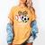 Game Day Vibes Soccer Baseball Mom Heart Women's Comfort Colors T-Shirt Mustard