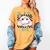 Game Day Vibes Softball Baseball Groovy Game Day Girls Women Women's Comfort Colors T-Shirt Mustard