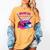 Game Kindergarten Baseball Ice Cream Drip On Back To School Women's Comfort Colors T-Shirt Mustard Game Kindergarten Baseball Ice Cream Drip On Back To School Women's Comfort Colors T-Shirt Mustard