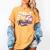 Gigi Rookie Of Year 1st Birthday Baseball Theme Matching Women's Comfort Colors T-Shirt Mustard