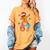 Gingerbread Six Seven 67 Ice Cream Drip Baseball Women's Comfort Colors T-Shirt Mustard Gingerbread Six Seven 67 Ice Cream Drip Baseball Women's Comfort Colors T-Shirt Mustard