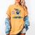 Goat Baseball Player With Bat And Ball Drip Animal Sports Women's Comfort Colors T-Shirt Mustard