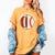 Grammy Of Ballers Football Baseball Grandma Grammy Women's Comfort Colors T-Shirt Mustard