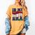 Groovy In My Baseball Mom Era Baseball Mama Mother's Day Women's Comfort Colors T-Shirt Mustard Groovy In My Baseball Mom Era Baseball Mama Mother's Day Women's Comfort Colors T-Shirt Mustard