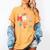 Groovy Ptchers Baseball Mom And Not Afraid To Yell About It Women's Comfort Colors T-Shirt Mustard