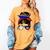 Haitian Baseball Mom Haiti Flag Baseball Girl Women's Comfort Colors T-Shirt Mustard