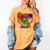 Halloween Baseball Ice Cream Drip Boys Girls Youth Women's Comfort Colors T-Shirt Mustard