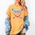 Happy 100 Days Of School Baseball Drip 100th Day Of School Women's Comfort Colors T-Shirt Mustard Happy 100 Days Of School Baseball Drip 100th Day Of School Women's Comfort Colors T-Shirt Mustard