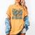 Happy 100th Day Of School Baseball Camo Boys Kids Toddler Women's Comfort Colors T-Shirt Mustard