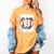 My Heart Is On That Field Baseball Mom Momm Women's Comfort Colors T-Shirt Mustard