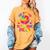 My Heart Is On That Field Cute Baseball Mom Women Women's Comfort Colors T-Shirt Mustard My Heart Is On That Field Cute Baseball Mom Women Women's Comfort Colors T-Shirt Mustard