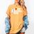 I Heart Hot Baseball Moms Women's Comfort Colors T-Shirt Mustard