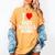 I Heart Love Hot Baseball Moms MILF Cougar Older Woman Women's Comfort Colors T-Shirt Mustard