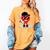 Heart Playing Baseball Valentine Baseball Women's Comfort Colors T-Shirt Mustard Heart Playing Baseball Valentine Baseball Women's Comfort Colors T-Shirt Mustard