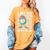 I Hit 100 Days Of School Baseball Ice Cream Drip Boys Girls Women's Comfort Colors T-Shirt Mustard