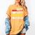 Hit Hard Run Fast Turn Left Baseball Quote Fan Coach Premium Tri-Blend Women's Comfort Colors T-Shirt Mustard