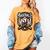 Home Run Baseball Mom Women's Comfort Colors T-Shirt Mustard