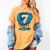 Ice Cream Baseball Glove 7th Birthday Edition Women's Comfort Colors T-Shirt Mustard Ice Cream Baseball Glove 7th Birthday Edition Women's Comfort Colors T-Shirt Mustard