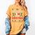 I’Ll Be Home For Christmas Baseball Ugly Sweater Art Women's Comfort Colors T-Shirt Mustard