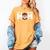 I'm A Proud Mom Football Baseball Mom Women's Comfort Colors T-Shirt Mustard