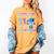 It's My 11th Birthday Baseball Ice Cream Drip Theme Women's Comfort Colors T-Shirt Mustard
