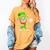 Kids St Patricks Day Shirt Leprechaun Baseball Boys Men Women's Comfort Colors T-Shirt Mustard