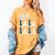 LA Baseball Fan Christmas FA La La Holiday Blue Theme Women's Comfort Colors T-Shirt Mustard LA Baseball Fan Christmas FA La La Holiday Blue Theme Women's Comfort Colors T-Shirt Mustard