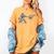 Leopard Baseball Player Ice Cream Drip For Boys Kids Women's Comfort Colors T-Shirt Mustard