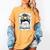 Leopard Messy Bun Mom Mother's Day Baseball Mommy Women's Comfort Colors T-Shirt Mustard Leopard Messy Bun Mom Mother's Day Baseball Mommy Women's Comfort Colors T-Shirt Mustard