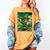 Leprechaun Playing Baseball Japanese Art St Patricks Day Women's Comfort Colors T-Shirt Mustard