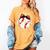 Loud & Proud Baseball Mom Baseballs Mother Sport Women Girls Women's Comfort Colors T-Shirt Mustard