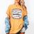 Loud & Proud Baseball Mom Women Women's Comfort Colors T-Shirt Mustard