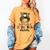 Loud And Proud Baseball Mom Messy Bun Leopard Baseball Mom Women's Comfort Colors T-Shirt Mustard Loud And Proud Baseball Mom Messy Bun Leopard Baseball Mom Women's Comfort Colors T-Shirt Mustard