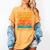 Loud And Proud Baseball Mom Vibrant Colorful Stripe Women's Comfort Colors T-Shirt Mustard Loud And Proud Baseball Mom Vibrant Colorful Stripe Women's Comfort Colors T-Shirt Mustard