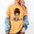 Loud And Proud Baseball Mom Women's Comfort Colors T-Shirt Mustard Loud And Proud Baseball Mom Women's Comfort Colors T-Shirt Mustard