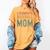 Loudmouth Baseball Mom Sports Cute Text Women's Comfort Colors T-Shirt Mustard Loudmouth Baseball Mom Sports Cute Text Women's Comfort Colors T-Shirt Mustard