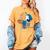 Lucy Van Pelt Baseball Catch Women's Comfort Colors T-Shirt Mustard